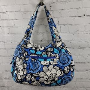 Super Cute Vera Bradley Bag Blue Floral Print